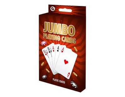 Jumbo Playing Cards Pack of 52 - Gem Imports - Brand New