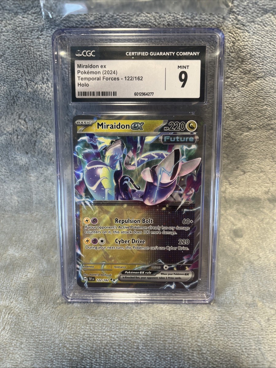 Miraidon 121/162 Temps Futur Holo ou Reverse (aléatoire) - Myboost X Écarlate et Violet 5 Forces Temporelles - Coffret de 10 Cartes Pokémon Françaises Miraidon 121/162 Temps Futur Holo ou Reverse (aléatoire) - Myboost X Écarlate et Violet 5 Forces Temporelles - Coffret de 10 Cartes Pokémon Françaises