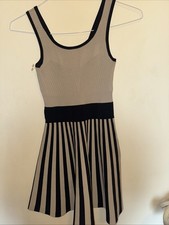 Guess Los Angeles XS Mini Dress Bodycon A-line Holiday Tan/black