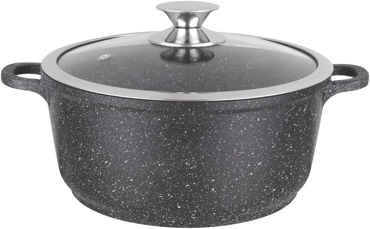 Casseruola In Ghisa Sola Da 24 Cm, 3,2 Litri, Con Manopola In Acciaio, Adatta A Tutti I Piani Cottura (induzione), Garanzia 10 Anni - 2