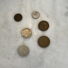 Mixed World Coin Lot 6 Coins Assorted Circulated Uncertified Ungraded — photo 1