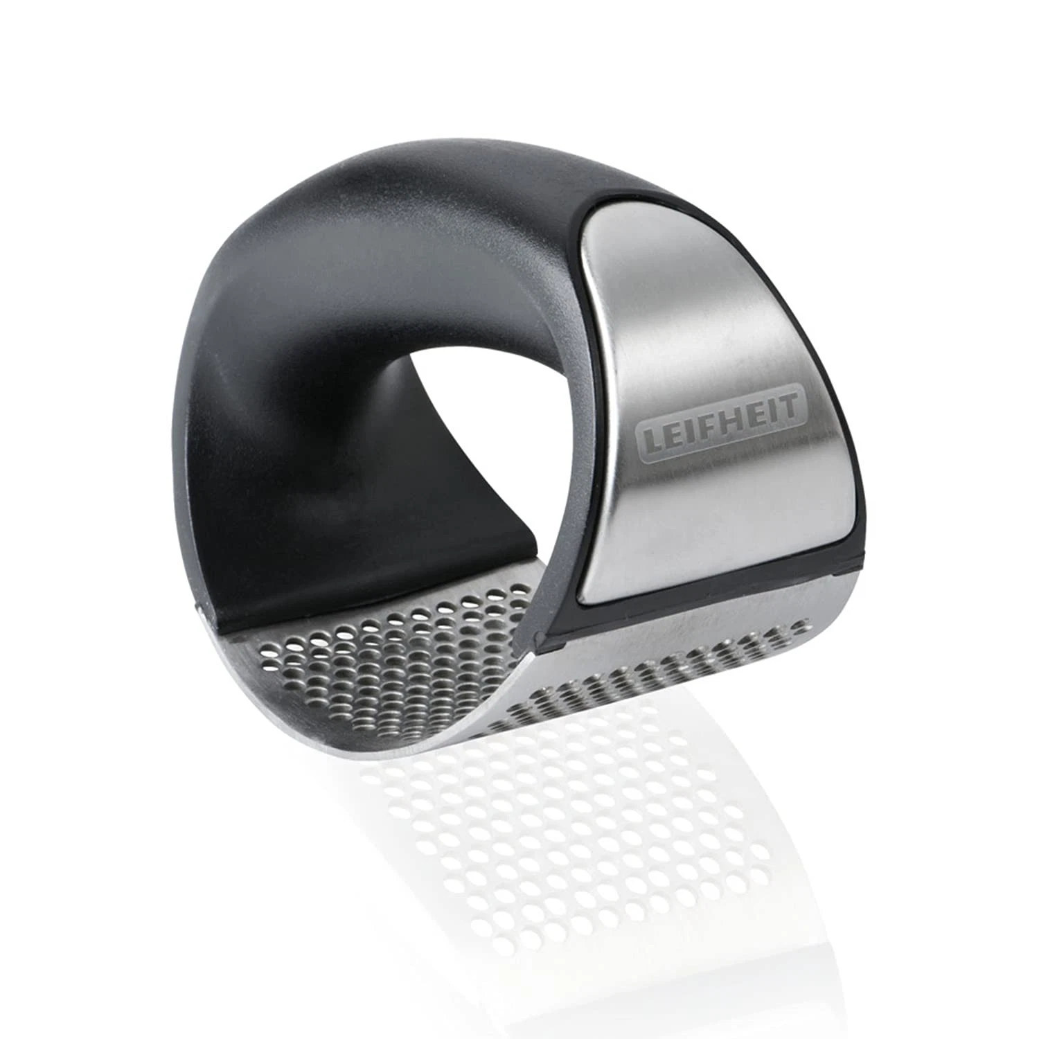 Leifheit Knobi King, garlic press, stainless steel garlic cutter, dishwasher safe