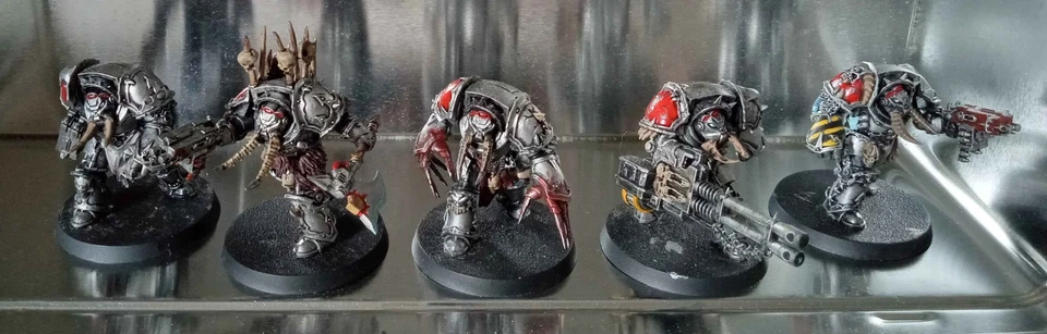 Painted Chaos Space Marine Steel Phantoms Army Undead Heretics - Image 4 of 4
