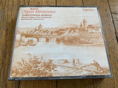 Bach: Organ Miniatures / Christopher Herrick / Metzler Organ (2 CD set, 1997)