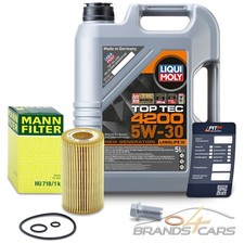 MANN ÖLFILTER+5L LIQUI MOLY TOP TEC 4200 5W-30 FÜR MERCEDES E-KLASSE W210 S210