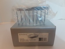 Ginger 551DG/PC Hotelier 8" Wall Mounted Brass Corner Shower Basket - Chrome