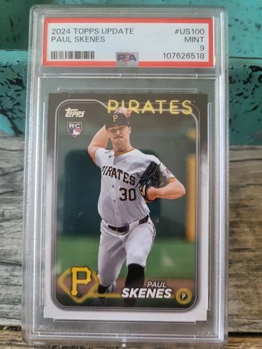 2024 Topps Update Paul Skenes PSA 9 MINT #US100