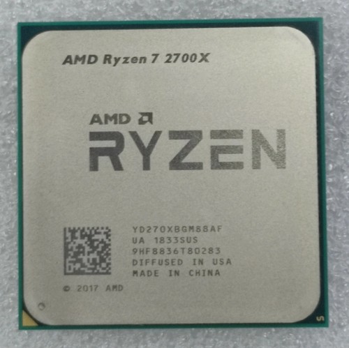 AMD Ryzen 7 2700X AM4 CPU Processor R7-2700X Eight Core 16-Threads Desktop 16MB - Picture 1 of 2