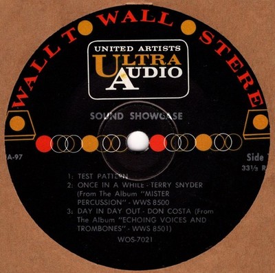 Ultra Audio Records NM six-track EP 33 rpm ''Wall-To-Wall Sound Showcase''