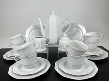 Kaffeeservice für 6 Personen  Winterling Kirchenlamitz Form „Achtkan 1960–70er J