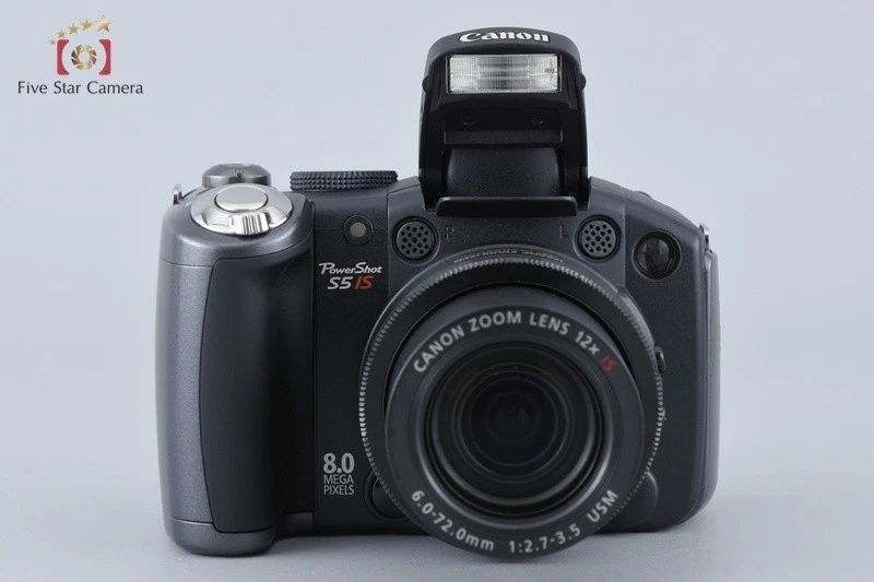 Canon PowerShot S5 IS Black 8.0 MP Digital Camera [Excellent] - Image 4 of 4