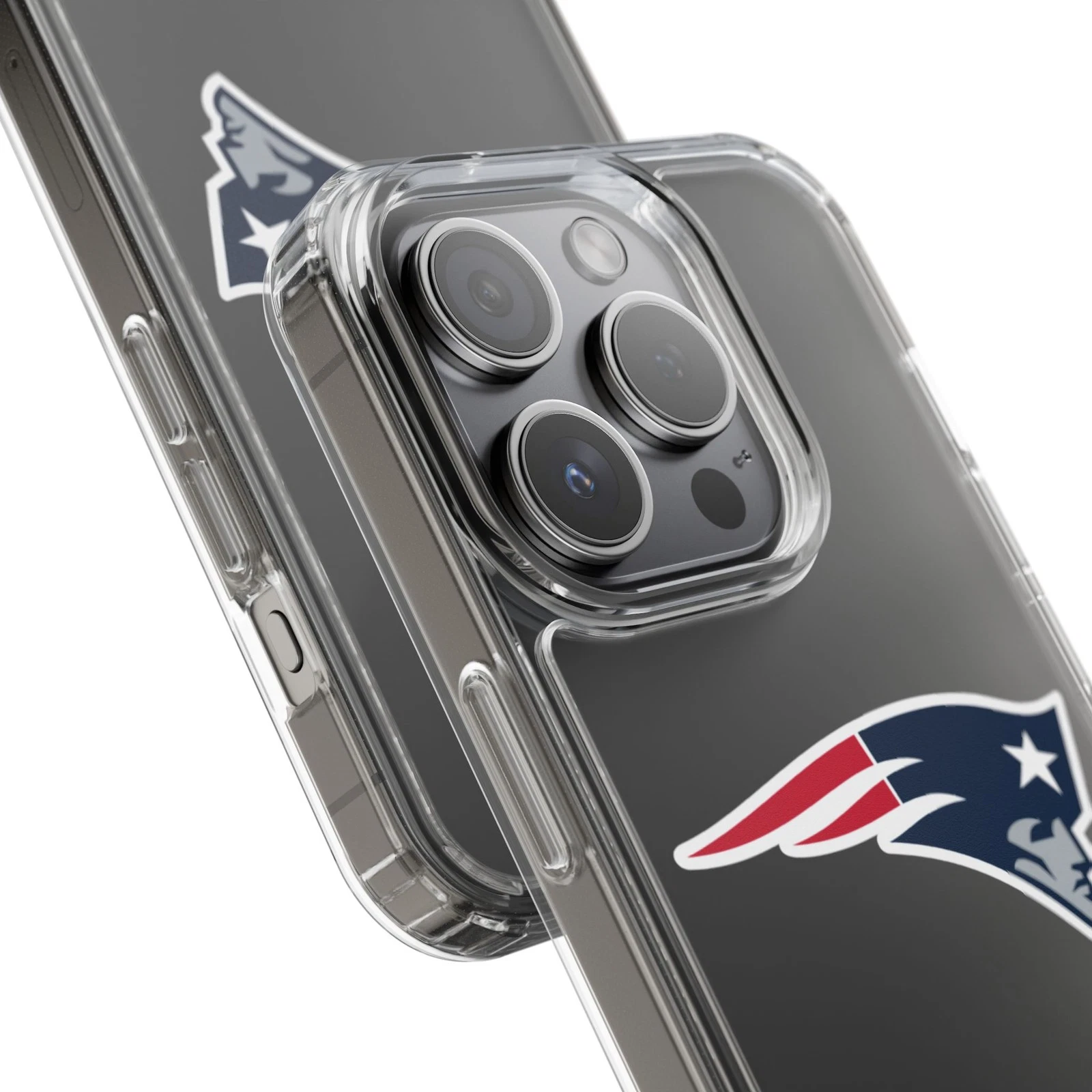 New England Patriots Clear Phone Case for iPhone