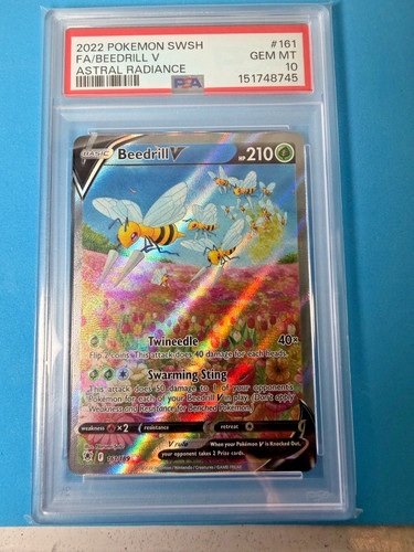 Beedrill V graded PSA 10 for sale on eBay