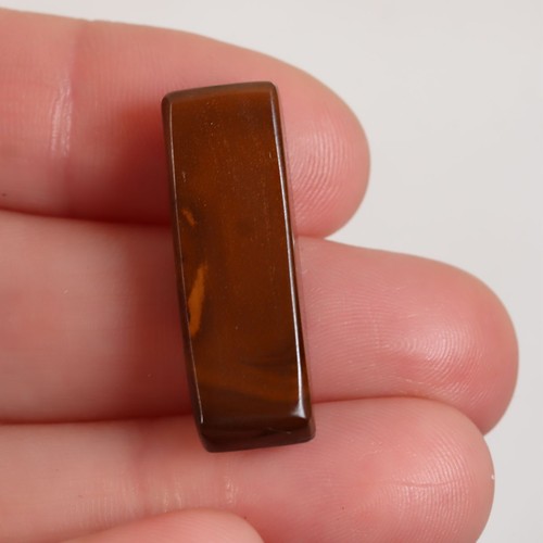 Natural Australian Boulder Opal 21.81 ct, Solid Winton Opal 9.3 x 28.3 mm - Picture 6 of 6