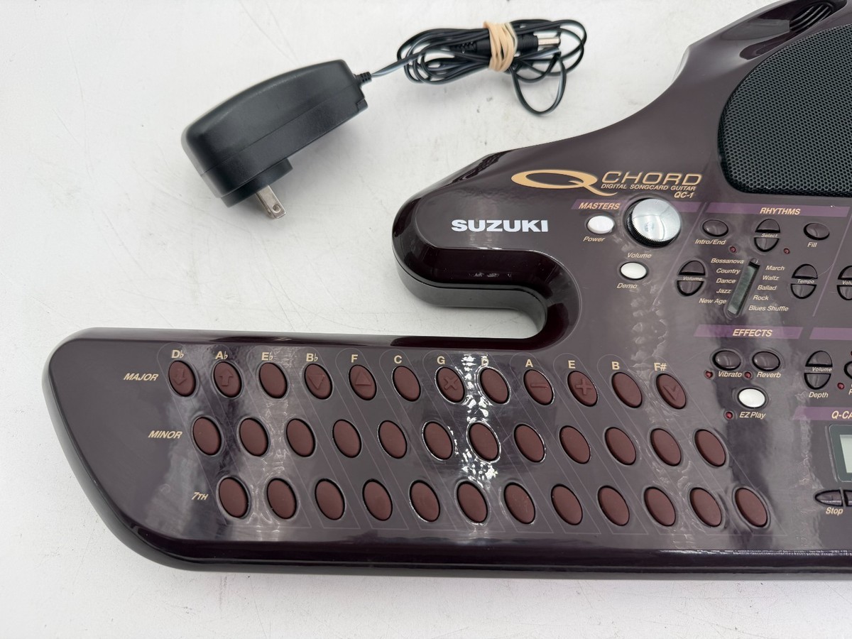 Suzuki QChord QC-1 Digital SongCard Guitar Synthesizer Black