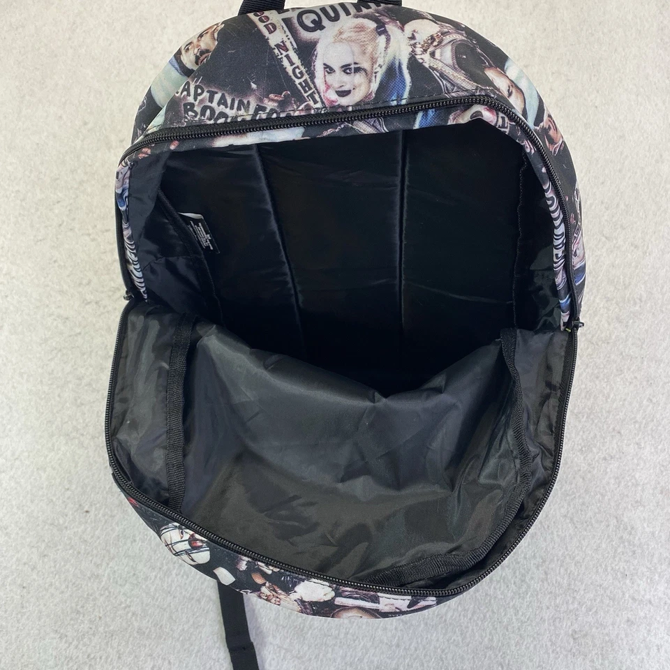Mochila Harley Quinn Escuadrón Suicida Impresión Completa DC Bolsa de Libros NUEVA Foto 4 de 4