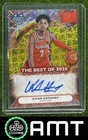 Kiyan Anthony Auto 2025-26 Bowman Best University 11/75 Best of Yellow Lazer