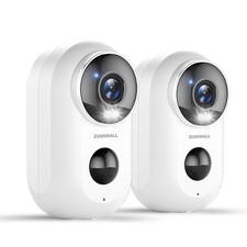 Security Cameras Wireless Outdoor, 2 Packs, 2K Cameras for Home Security, Out...