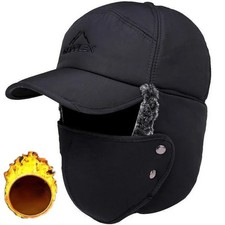 Thicken Winter Warm Hat Men Faux Fur Bomber Hat Ear Flap Cap Women Soft Thermal
