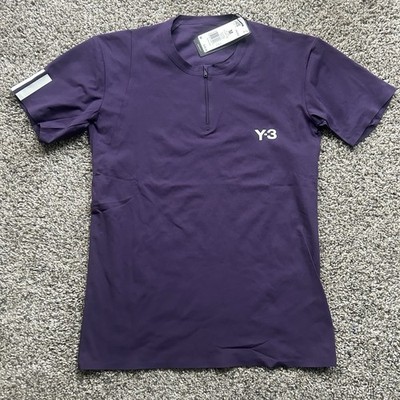 Adidas Y-3 Tennis Pro Freelift Zip Tennis Shirt Purple Mens Size Medium JN2992