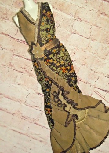 Barbie MY SCENE DOLL DRESS NIGHT ON THE TOWN CHELSEA Floral Maxi 2003