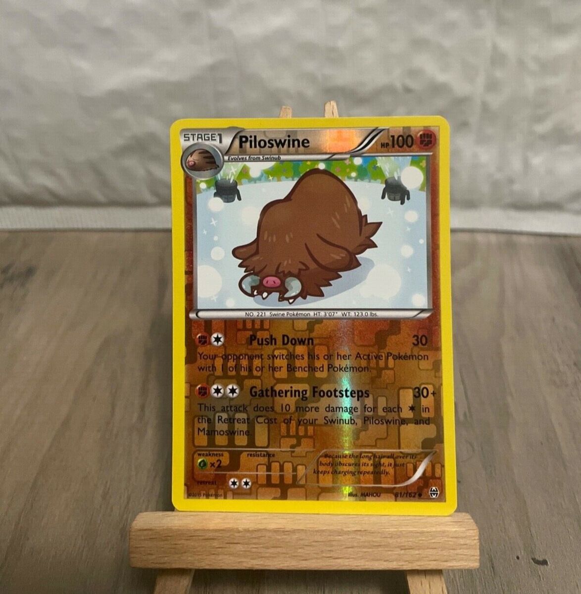 Piloswine 81/162 REVERSE HOLO Pokémon Card | eBay Piloswine 81/162 REVERSE HOLO Pokémon Card | eBay