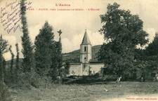 Carte ALZEN Ariège Vue générale 