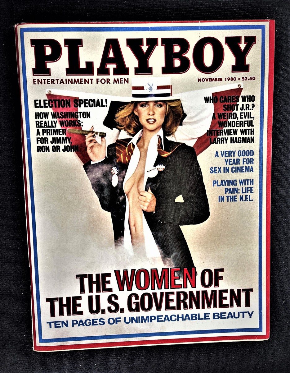 PLAYBOY MAGAZINE November 1980 WOMEN of the U.S. Goverment