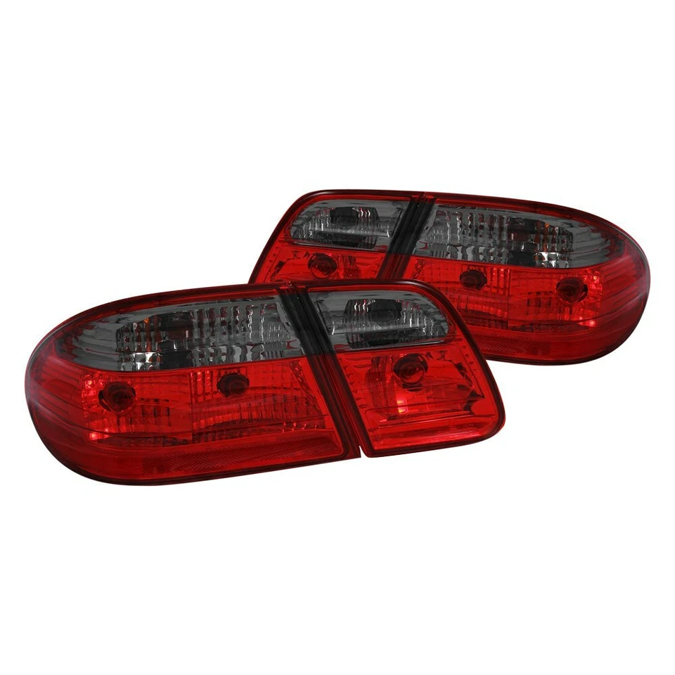 Luces traseras Anzo cromadas rojas/humo G2 Euro para Mercedes-Benz E55 AMG 1999-2002 Foto 2 de 3