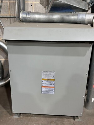 225 KVA Dry Type Transformer 480 Delta 208Y / 120 - Pre-Owned | eBay