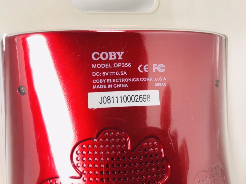 🔥 COBY DP356 Red Digital Photo Album with Alarm Clock USB • New Sealed - Image 4 of 4