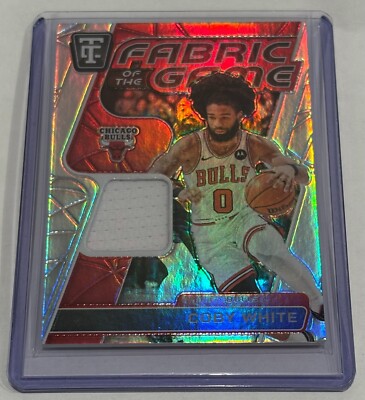 2024-25 Totally Certified Coby White Fabric of the Game 37/99 - Chicago Bulls