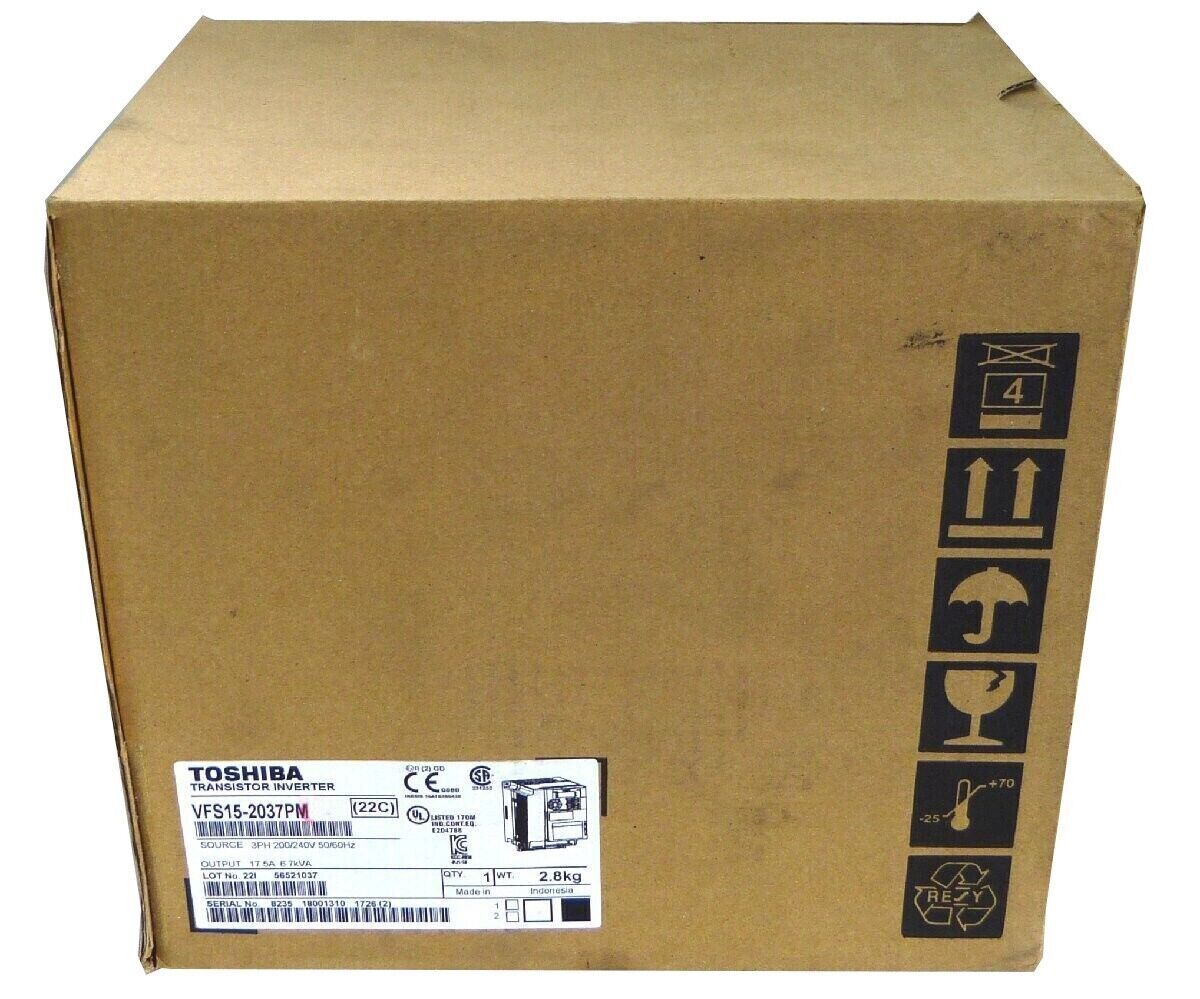 VFS15-2037PM NEW TOSHIBA Simple Panel, EMC, No Reactor VFS15