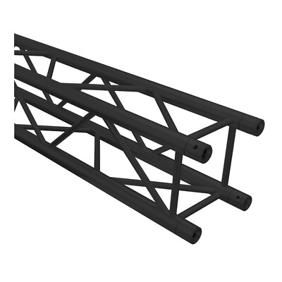 Global Truss SQ4111 BLK F34 4.92ft Black Powder Coat Finish Square Segment Truss