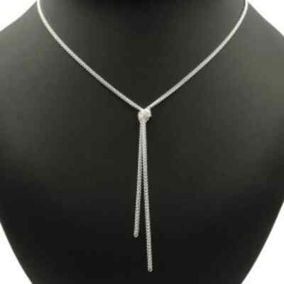 Y-Collier silber | Y-Panzerkette silber | Schmuckstyck