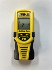 STRAIT-LINE ROLLING TAPE ELECTRONIC TAPE MEASUREMENTS TOOL TESTED WORKING