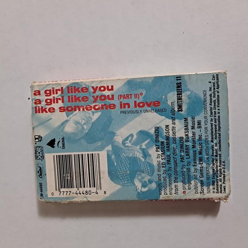The SMITHEREENS A Girl Like You Cassette Tape Single 1989 Enigma Capitol - Picture 3 of 3