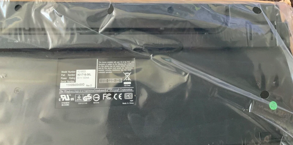 WYSE K/B, USB, W/PS2 PORT 104K, WYSE, BLK, US KEYBOARD - Image 3 of 3