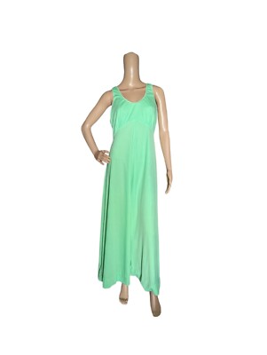 Vintage 70s Green Faux Pearl Trim Disco Maxi Dress | eBay Vintage 70s Green Faux Pearl Trim Disco Maxi Dress | eBay