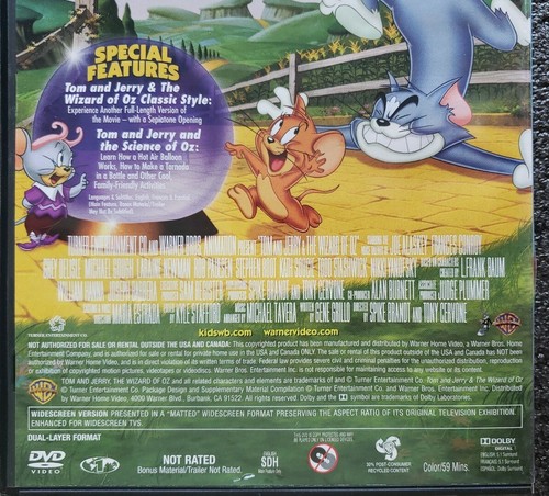 Tom and Jerry & The Wizard Of Oz (DVD 2011 Widescreen) Original Movie Rare VGC - Picture 5 of 8