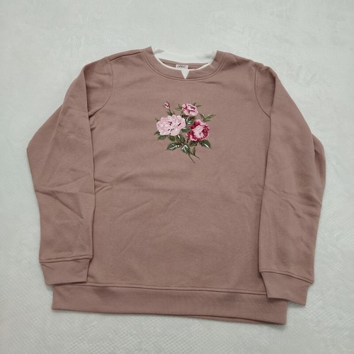 Adrian Felafield Damen Sweatshirt Gr. M Rosa Langarm Pullover Pulli - Bild 4 von 12