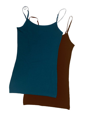 Zenana Women's Basic Cami Tank Top (2 Pack)