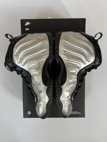 Nike Air Little Posite Foamposite One Chrome CN5268-001 Size 3.5Y Women’s 5 - Picture 3 of 5