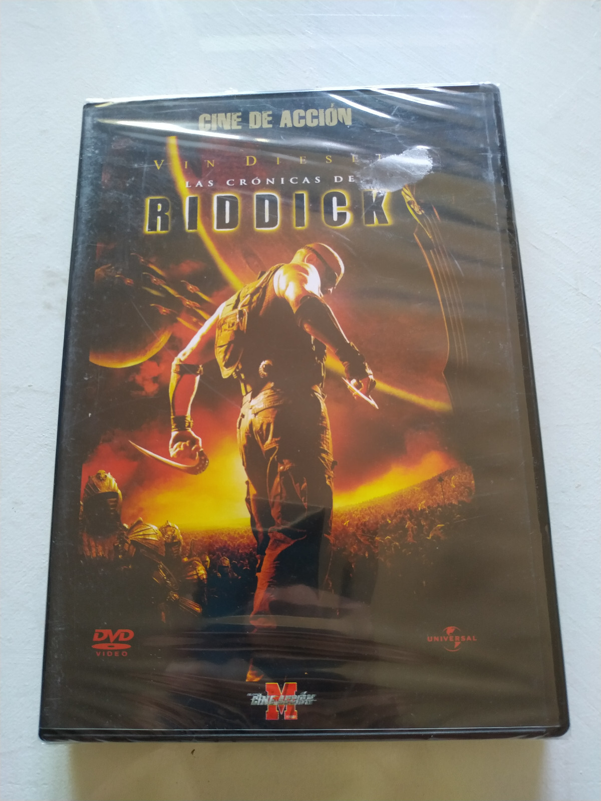 Le Chroniken Eines Kriegers de Riddick Vin Diesel DVD + Extra Regione 2 Spagnolo