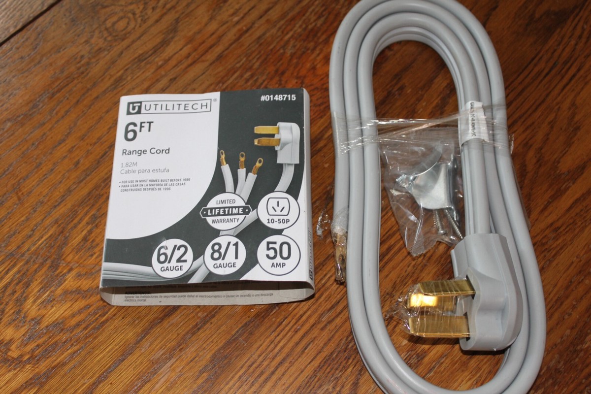 masaALPHAINDUSTRIES MA−1 DOBBSVINTAGE Utilitech 6-ft 3-Prong Gray Range Appliance Power Cord #148715 6/2