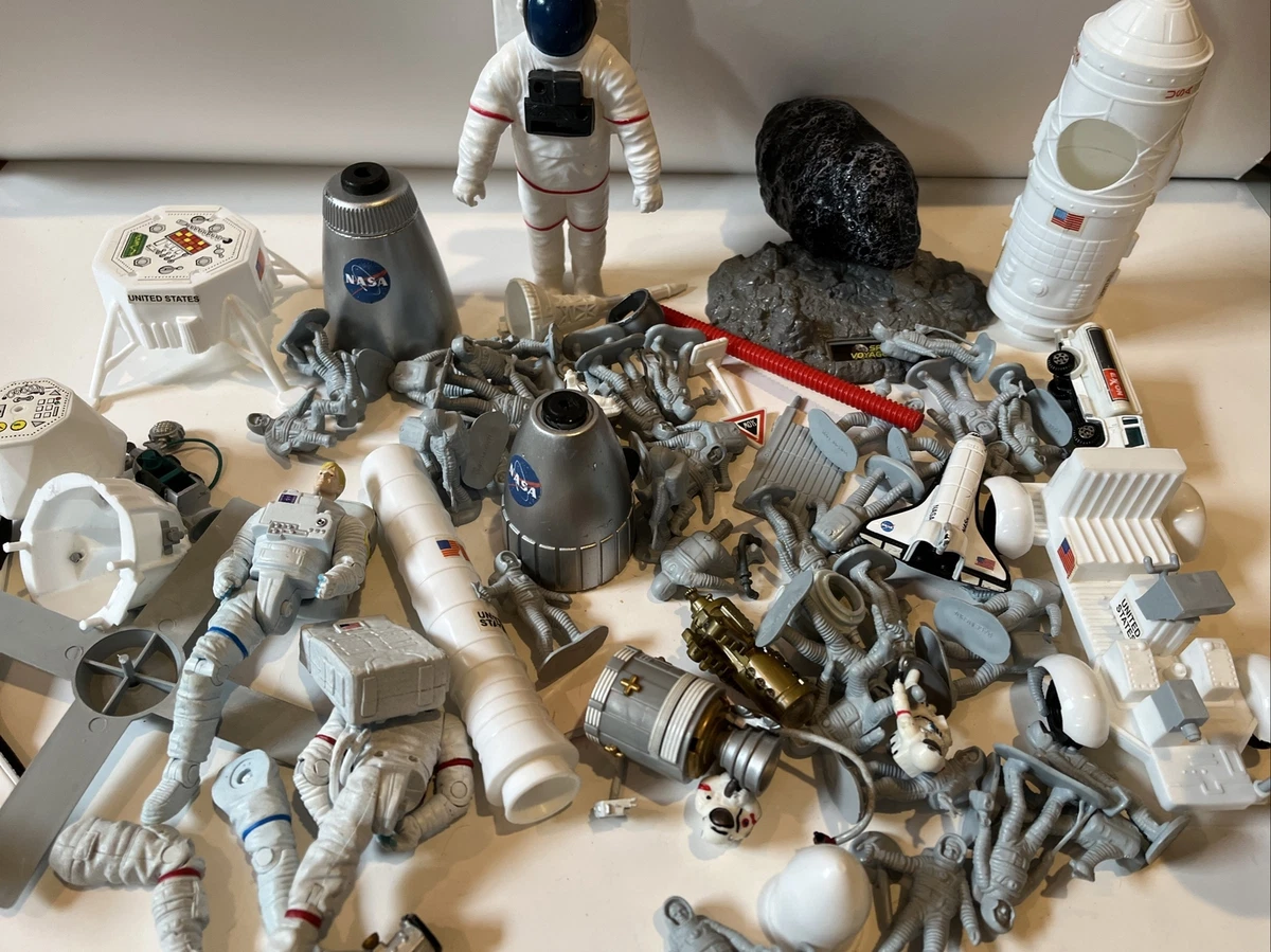 Lot Figurines Espace COMA Années 1960 - 30mm - Patrouille Lunaire/Martienne - Série Complète