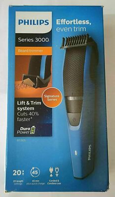 Philips BT3105/15 Cordless Beard Trimmer (Black and Blue)
