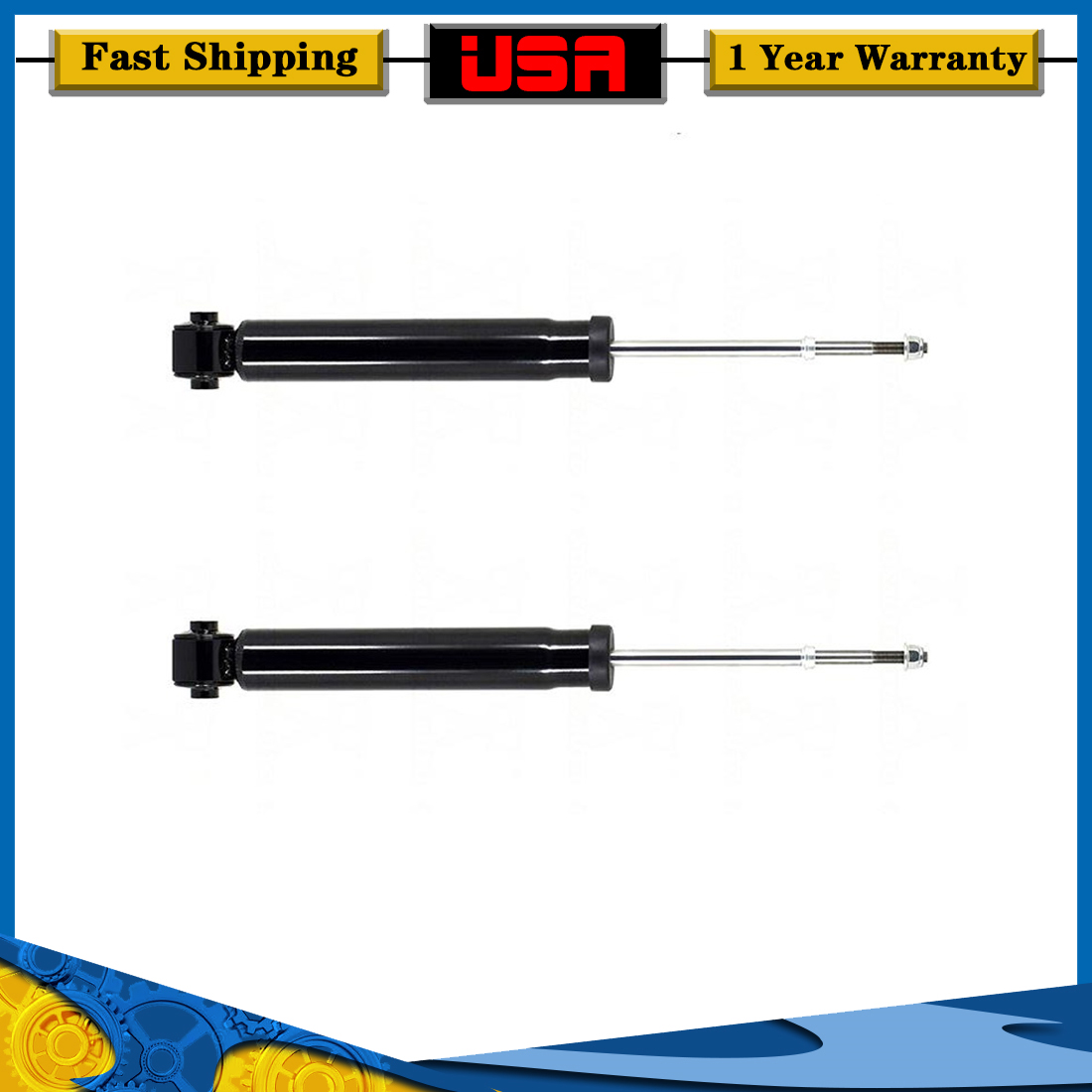 FCS Parts Rear Shocks For 2007-2013 Mitsubishi Outlander with Warranty