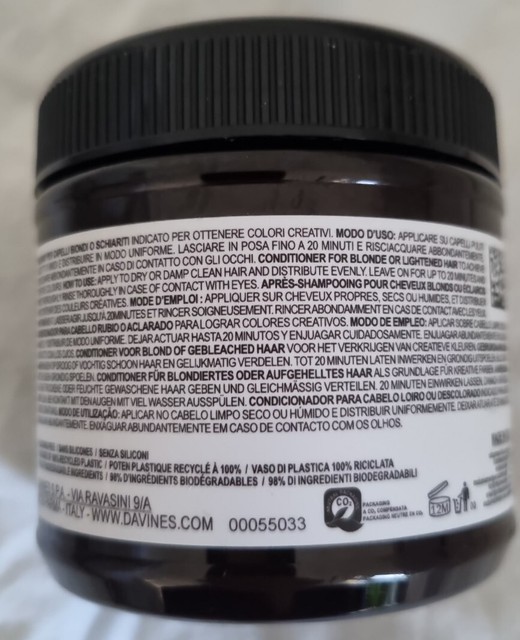 Davines Alchemic Teal Blue Creative Conditioner 250ml for sale online