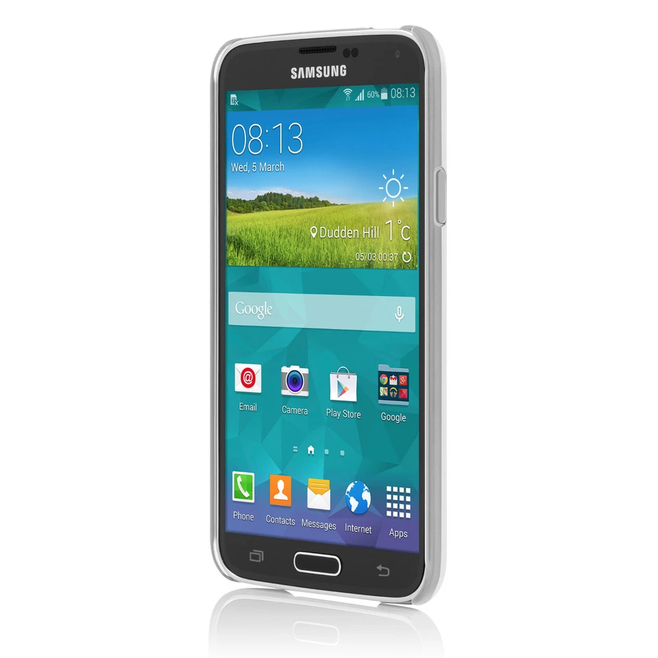 GENUINE INCIPIO SAMSUNG GALAXY S5 FEATHER SHINE ULTRA THIN CASE COVER | SILVER - Image 3 of 4